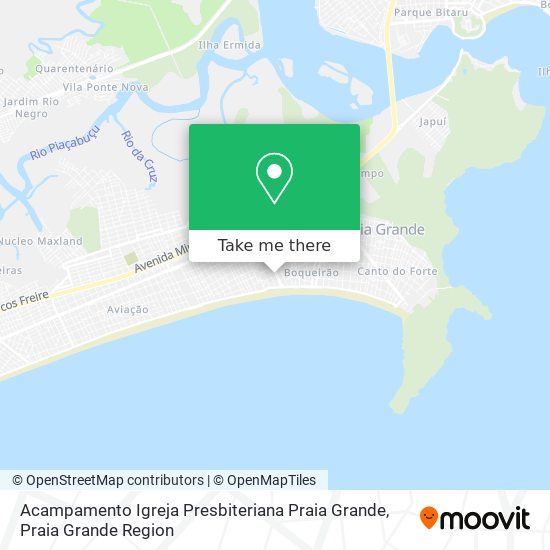 Acampamento Igreja Presbiteriana Praia Grande map