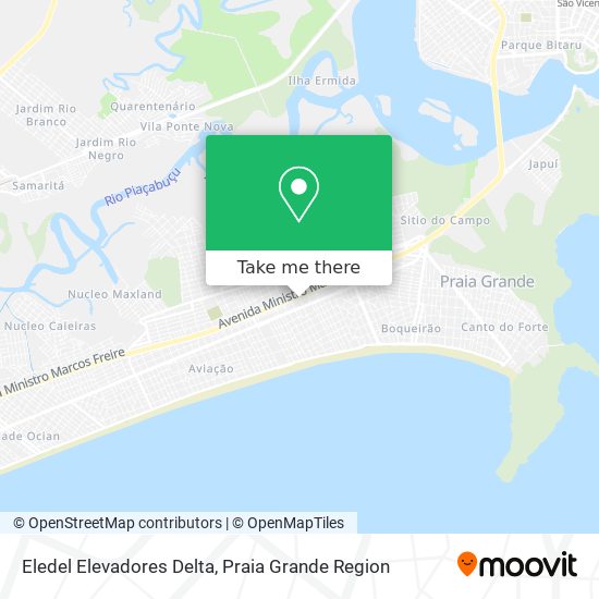 Eledel Elevadores Delta map