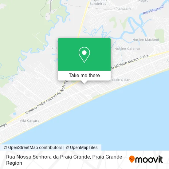 Rua Nossa Senhora da Praia Grande map