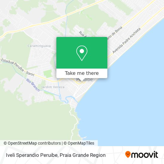 Iveli Sperandio Peruibe map