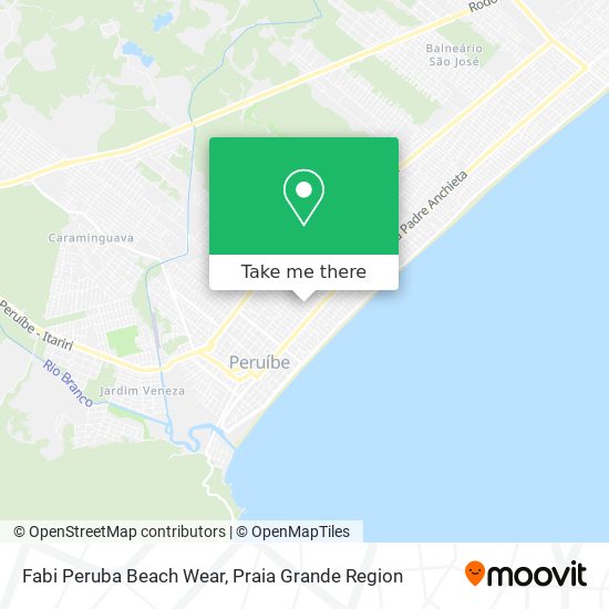 Fabi Peruba Beach Wear map