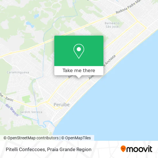 Pitelli Confeccoes map