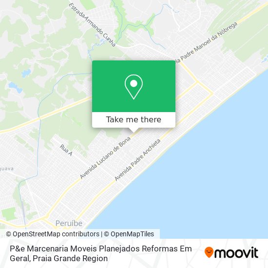 P&e Marcenaria Moveis Planejados Reformas Em Geral map