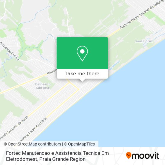 Fortec Manutencao e Assistencia Tecnica Em Eletrodomest map