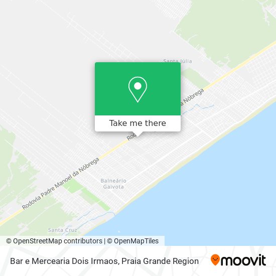 Bar e Mercearia Dois Irmaos map