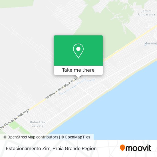 Estacionamento Zim map