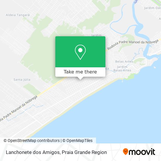Lanchonete dos Amigos map