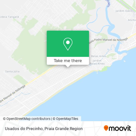 Usados do Precinho map