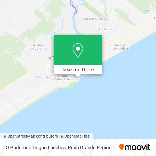 O Poderoso Dogao Lanches map
