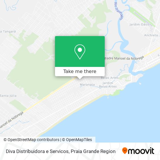 Diva Distribuidora e Servicos map