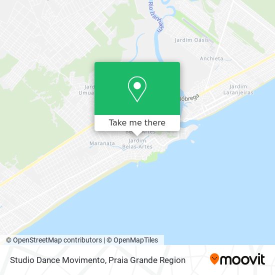 Studio Dance Movimento map
