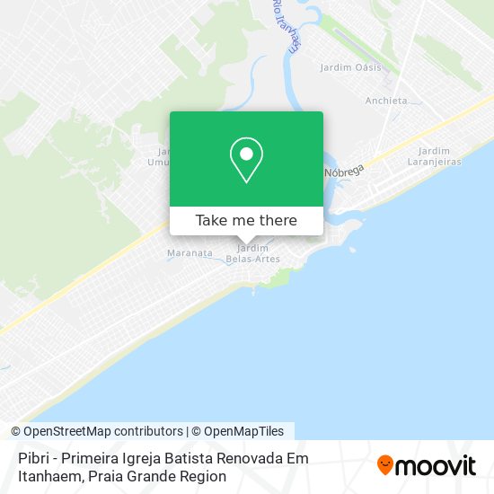 Pibri - Primeira Igreja Batista Renovada Em Itanhaem map