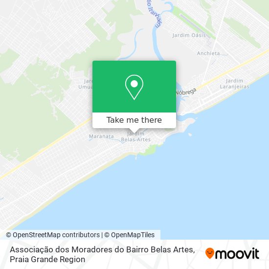 Associação dos Moradores do Bairro Belas Artes map
