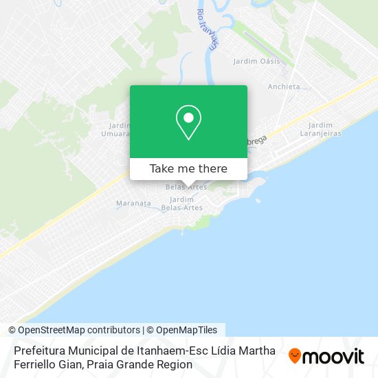 Prefeitura Municipal de Itanhaem-Esc Lídia Martha Ferriello Gian map