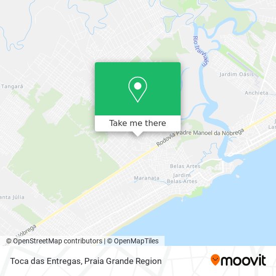 Toca das Entregas map