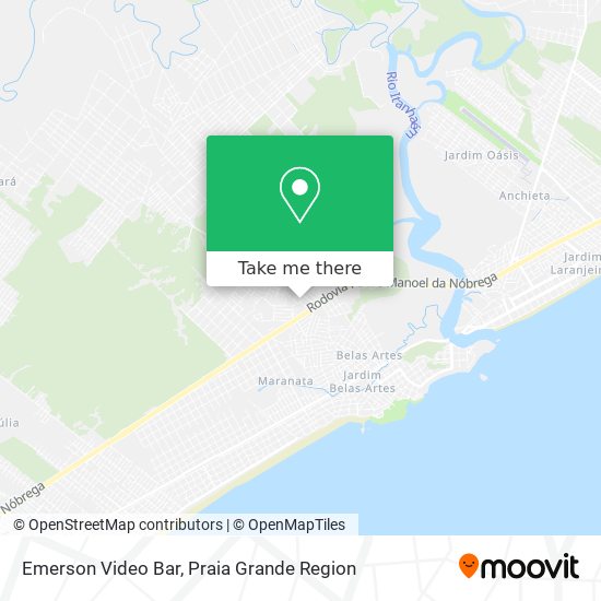 Emerson Video Bar map