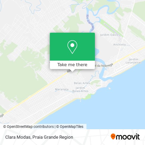 Clara Modas map