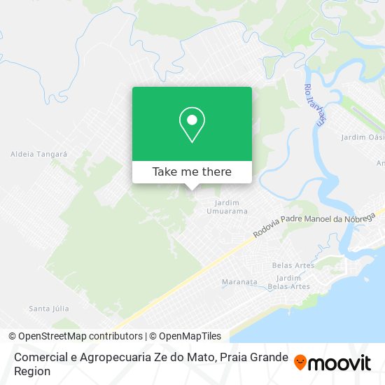 Comercial e Agropecuaria Ze do Mato map