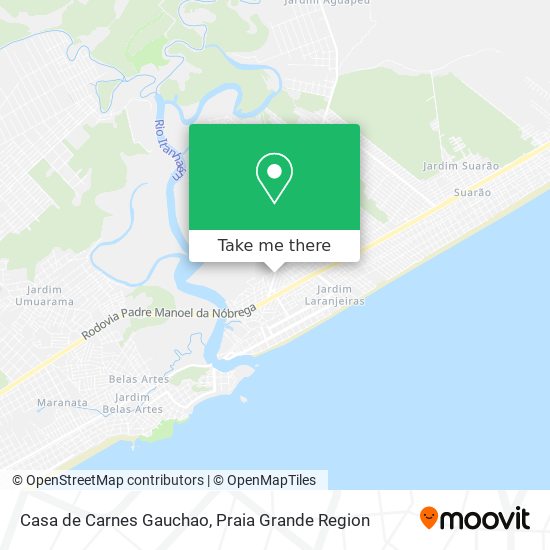Casa de Carnes Gauchao map