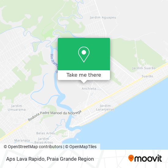 Aps Lava Rapido map