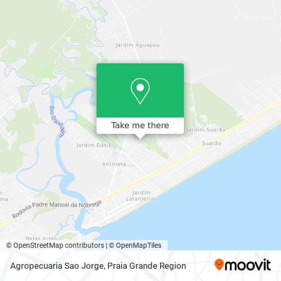 Agropecuaria Sao Jorge map