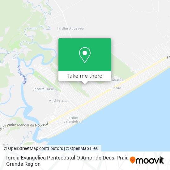 Igreja Evangelica Pentecostal O Amor de Deus map