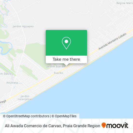Ali Awada Comercio de Carvao map