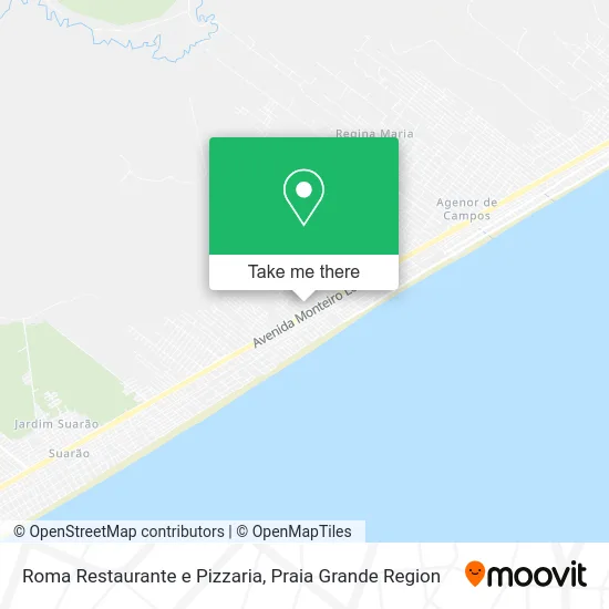 Roma Restaurante e Pizzaria map