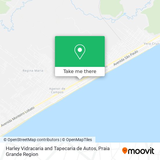 Harley Vidracaria and Tapecaria de Autos map