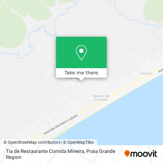 Tia de Restaurante Comida Mineira map