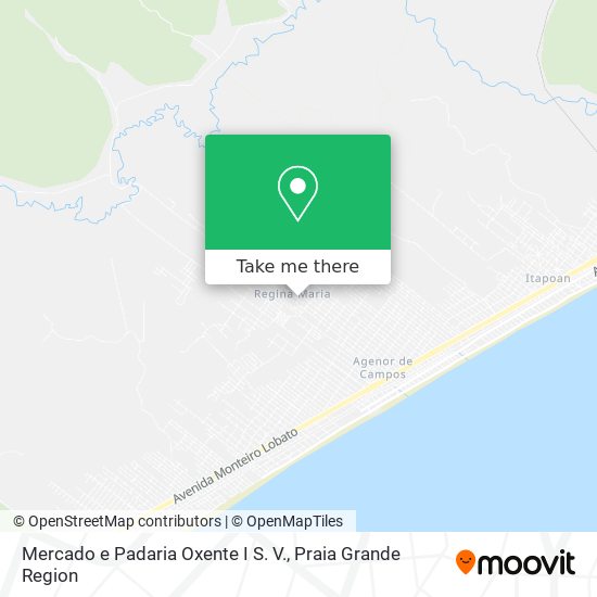 Mercado e Padaria Oxente I S. V. map