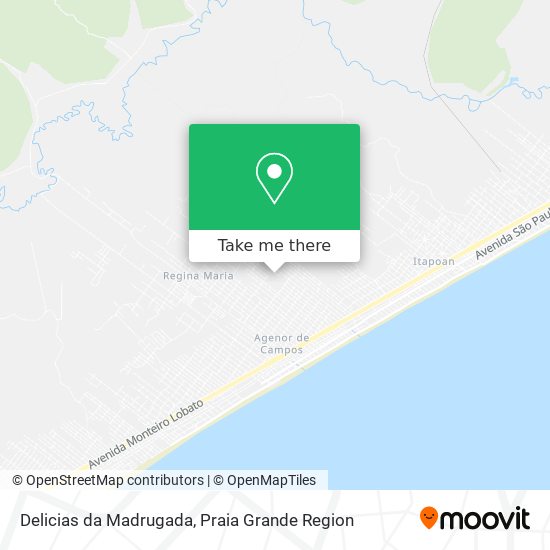 Delicias da Madrugada map