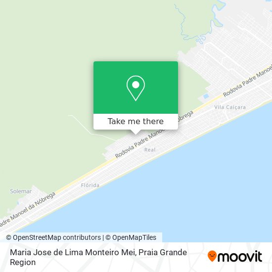 Maria Jose de Lima Monteiro Mei map