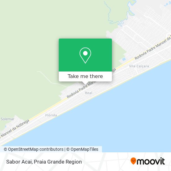 Sabor Acai map