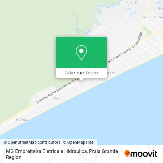 Mapa MG Empreiteira Eletrica e Hidraulica