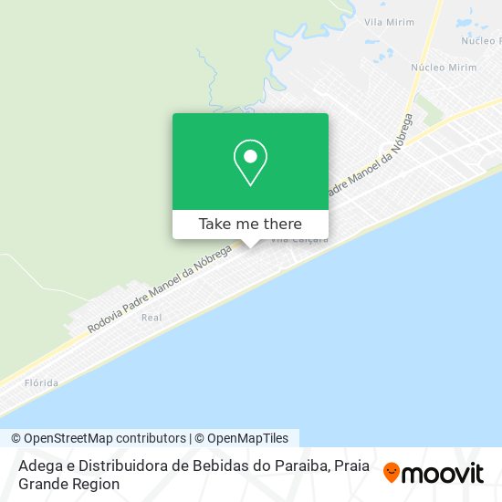 Adega e Distribuidora de Bebidas do Paraiba map