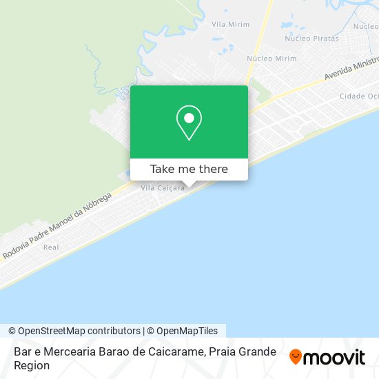 Bar e Mercearia Barao de Caicarame map