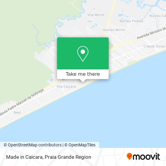 Made in Caicara map