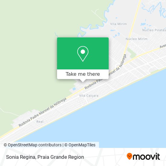 Mapa Sonia Regina