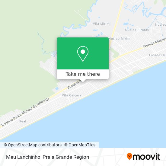 Mapa Meu Lanchinho