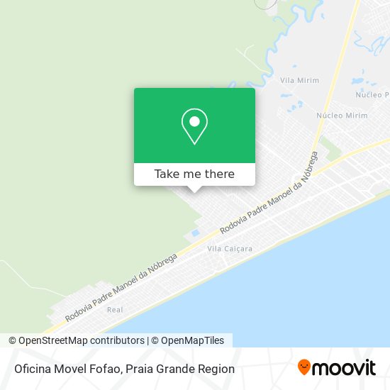 Mapa Oficina Movel Fofao