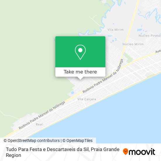 Tudo Para Festa e Descartaveis da Sil map