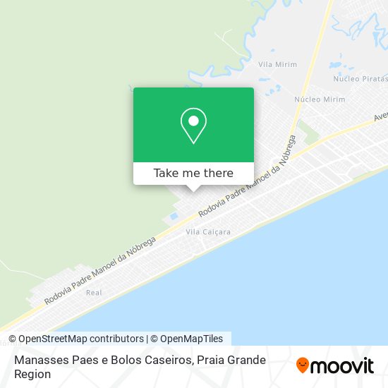 Manasses Paes e Bolos Caseiros map