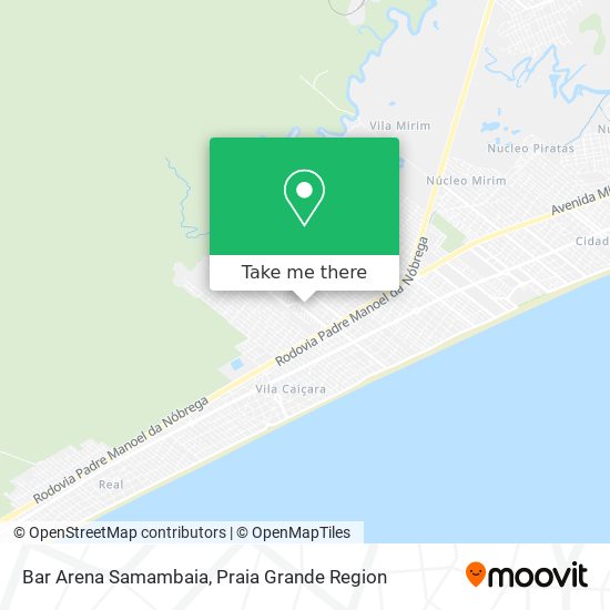 Bar Arena Samambaia map