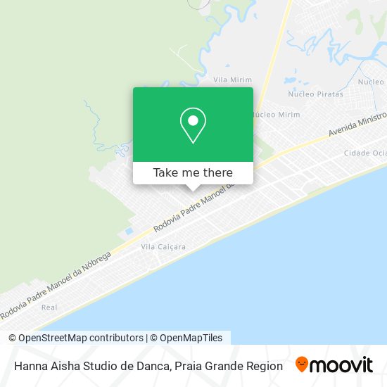 Hanna Aisha Studio de Danca map