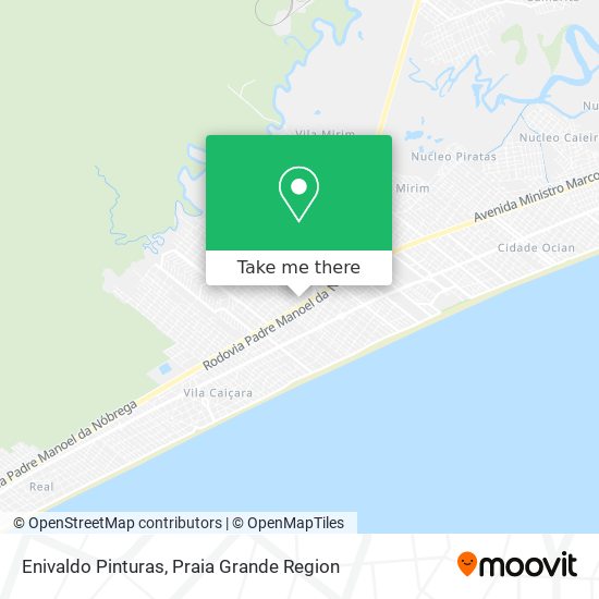 Enivaldo Pinturas map