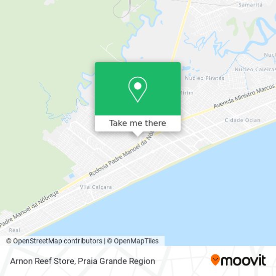 Arnon Reef Store map