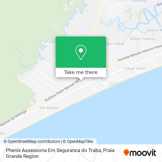 Mapa Phenix Assessoria Em Seguranca do Traba