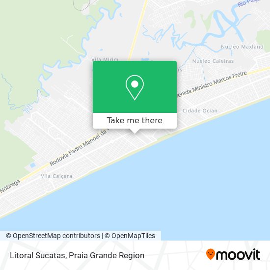 Mapa Litoral Sucatas