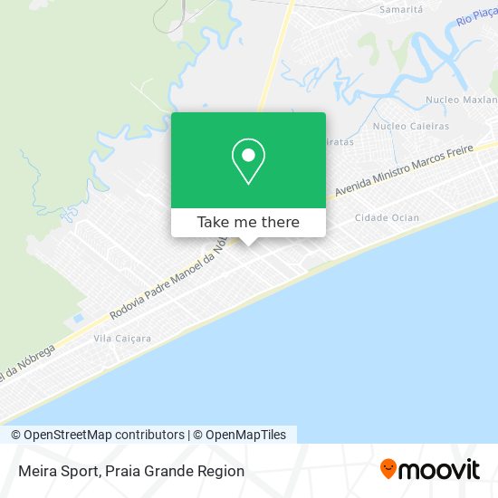 Mapa Meira Sport